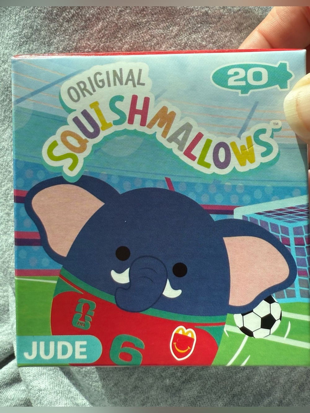 McDonald’s Squishmallows Jude Elephant Plush - Blue, Red, Green #20